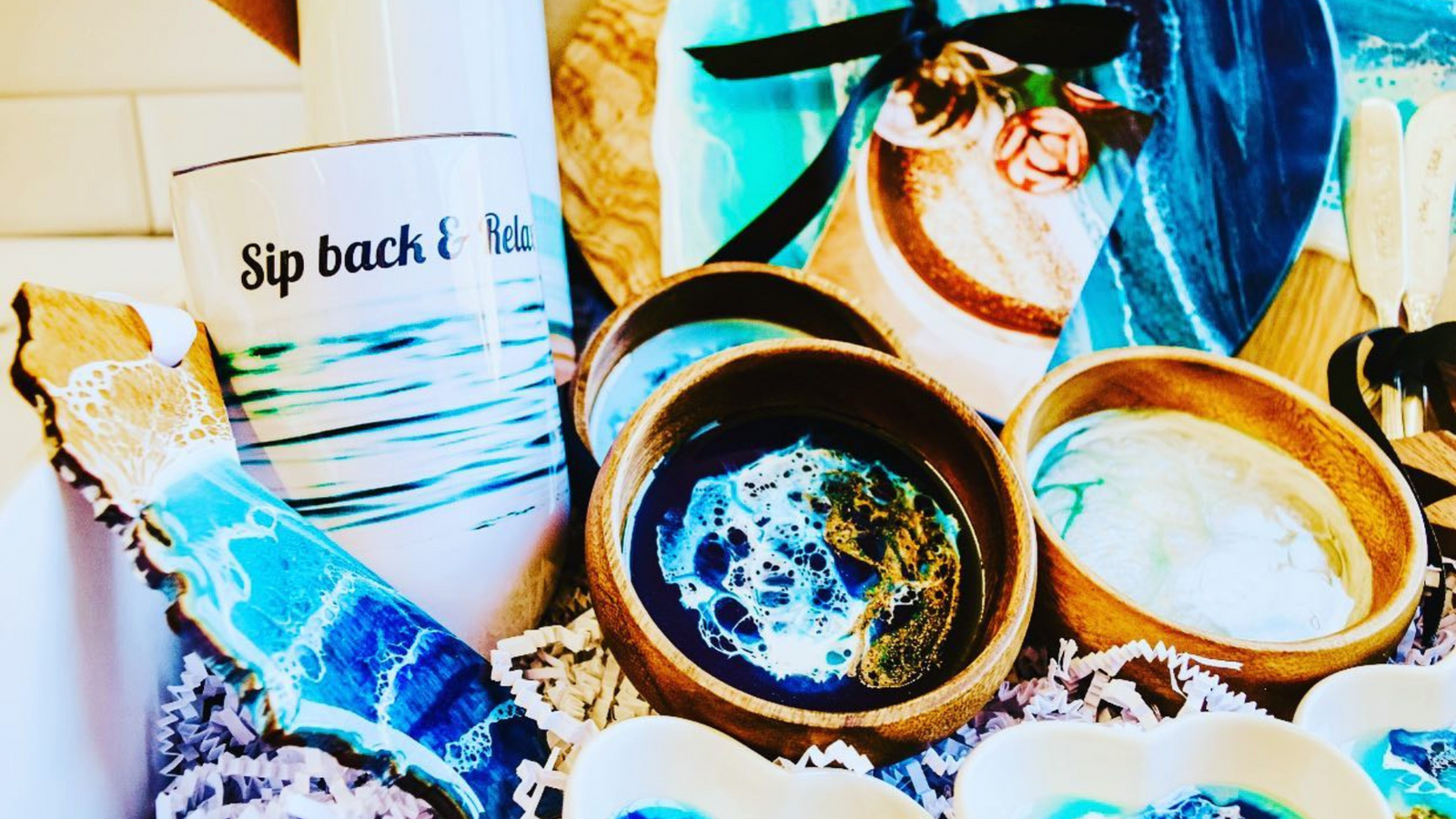 mixed product gift box at the art of MVP